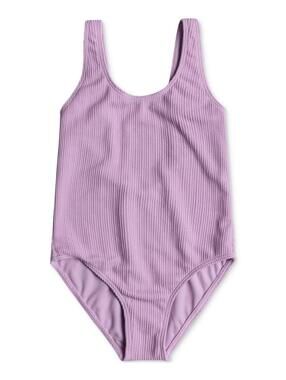 Roxy Girls' Aruba One-Piece Swimsuit, Size 10, Crocus Petal